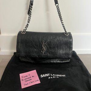 Saint Laurent Black Medium West Hollywood Crossbody Bag